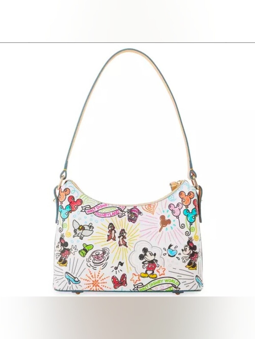 Disney Dooney & Bourke Baguette Bag - Mickey & Minnie Sketch